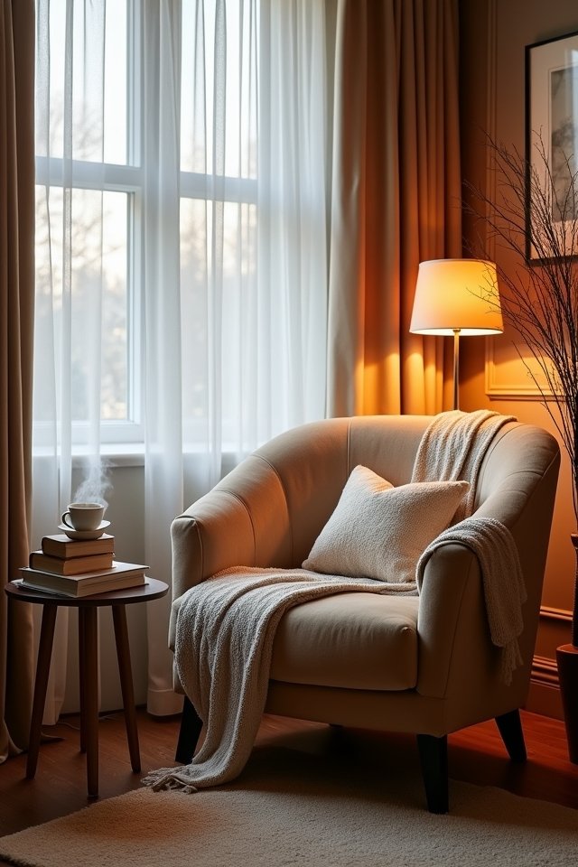 cozy reading nook sanctuary