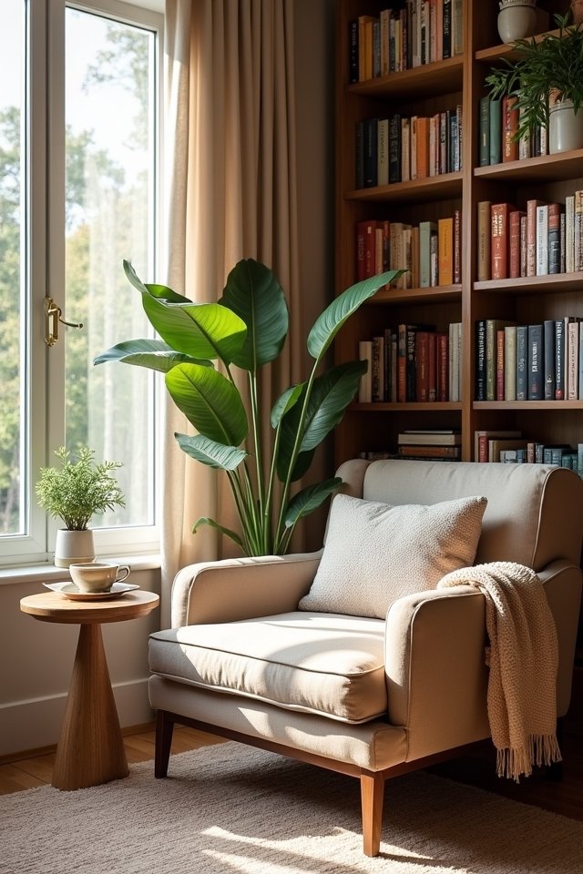 cozy reading nook sanctuary