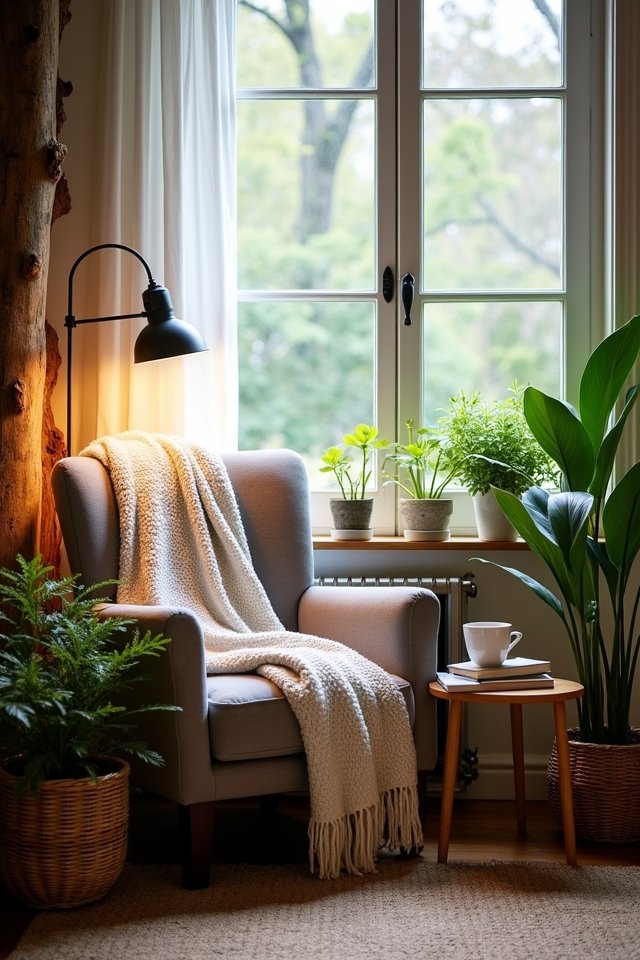 cozy reading nook sanctuary