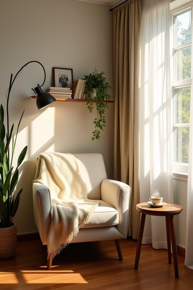 cozy reading nook sanctuary