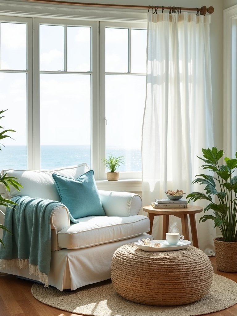 cozy reading nook setup