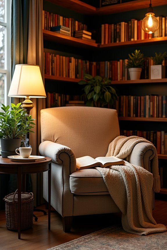 cozy reading nook transformation