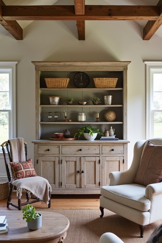 cozy reclaimed wood decor