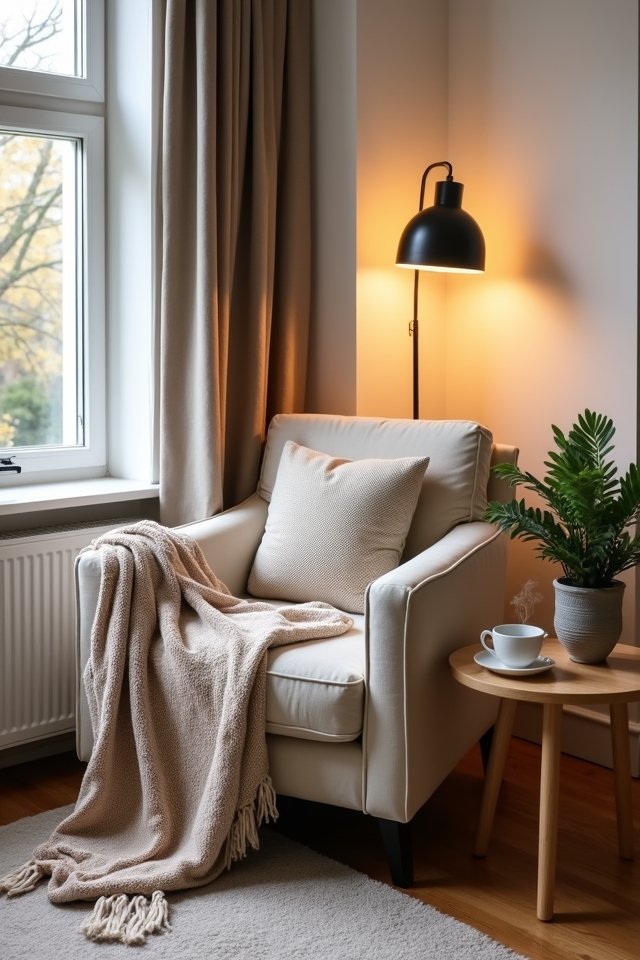 cozy relaxation nook design