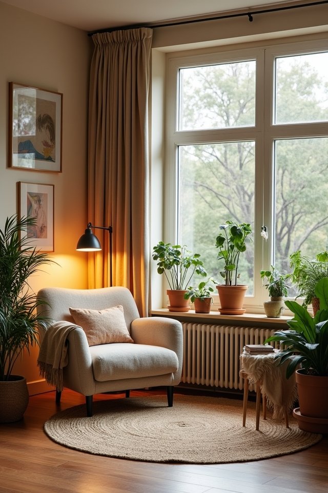 cozy relaxation nooks created