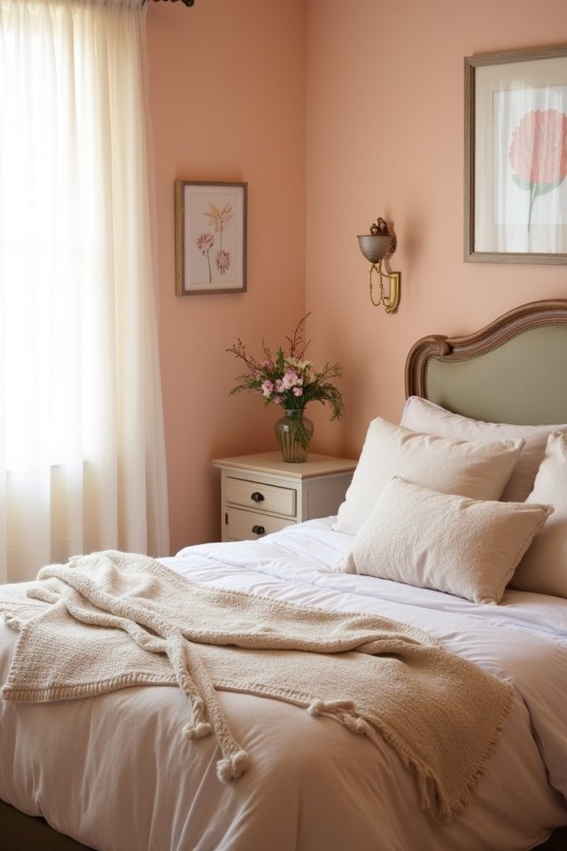 cozy retreat in peach
