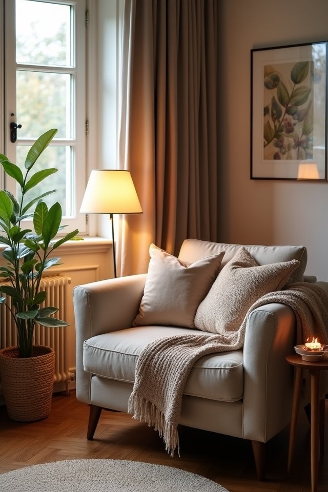 cozy retreat with comfort