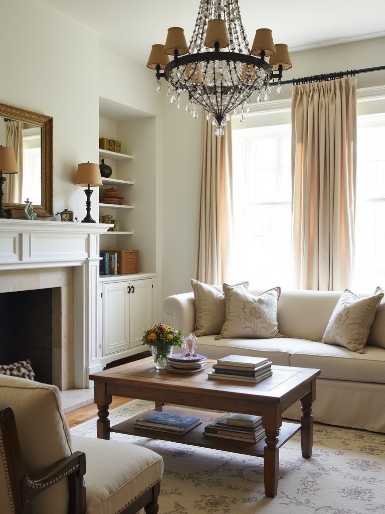 cozy retreat with lighting