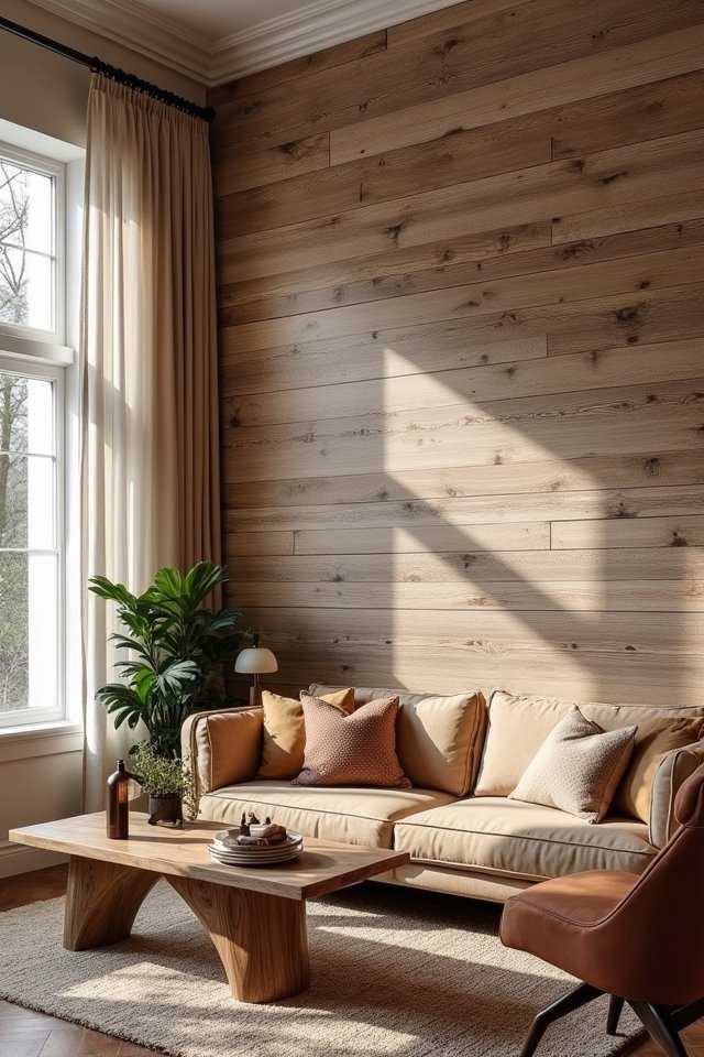 cozy retreat with wallpaper