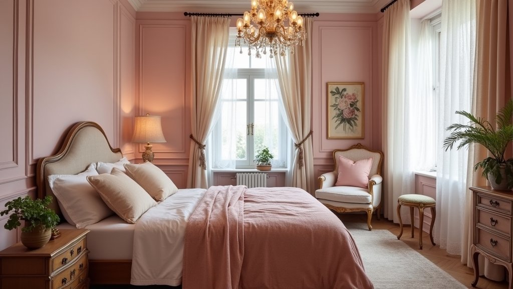 cozy romantic pink bedrooms