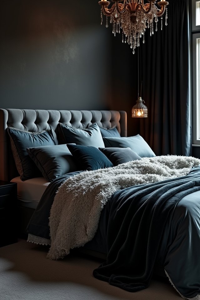 cozy romantic plush bedding