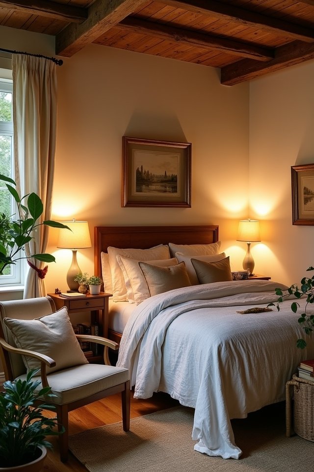 cozy rustic bedroom retreat