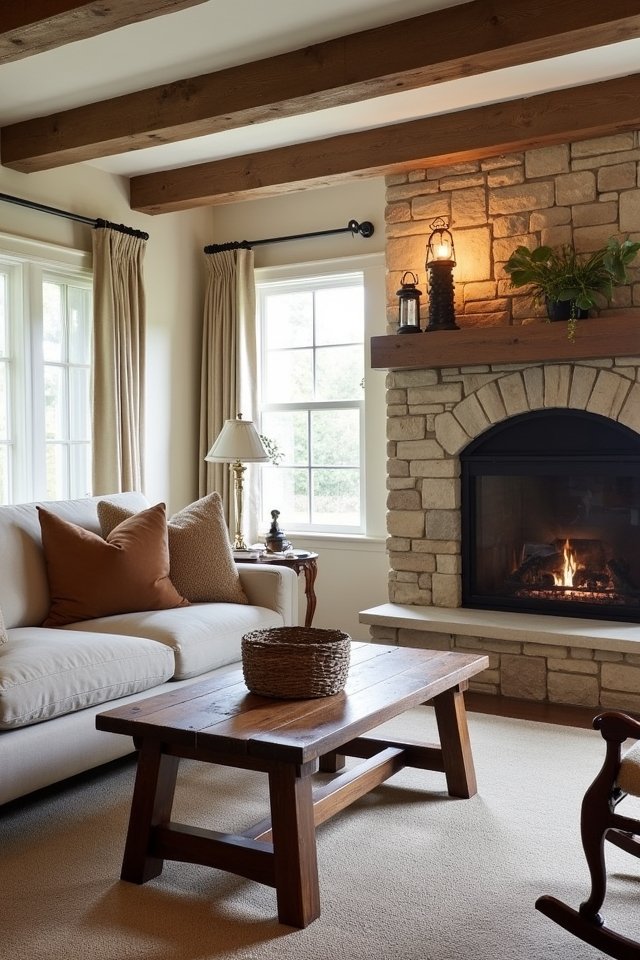 cozy rustic cabin vibes