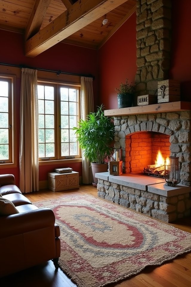 cozy rustic color palette