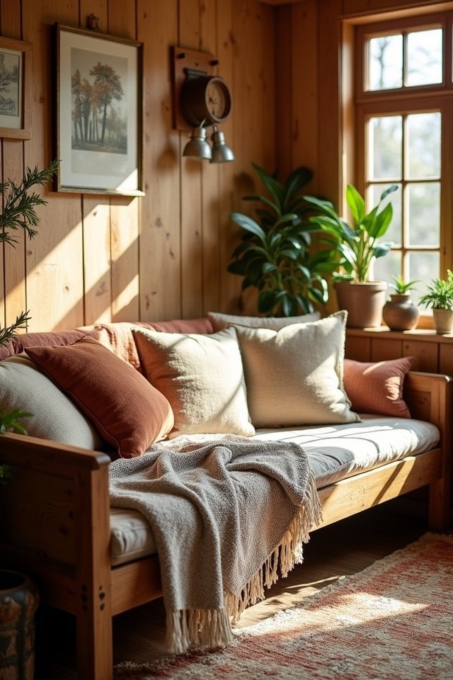 cozy rustic daybed retreat