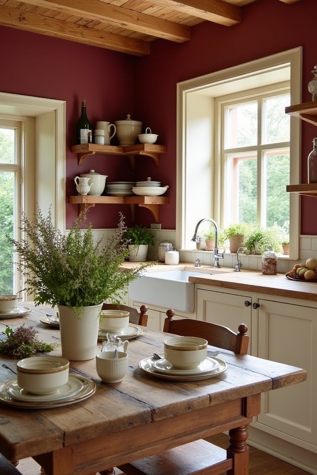 cozy rustic kitchen charm