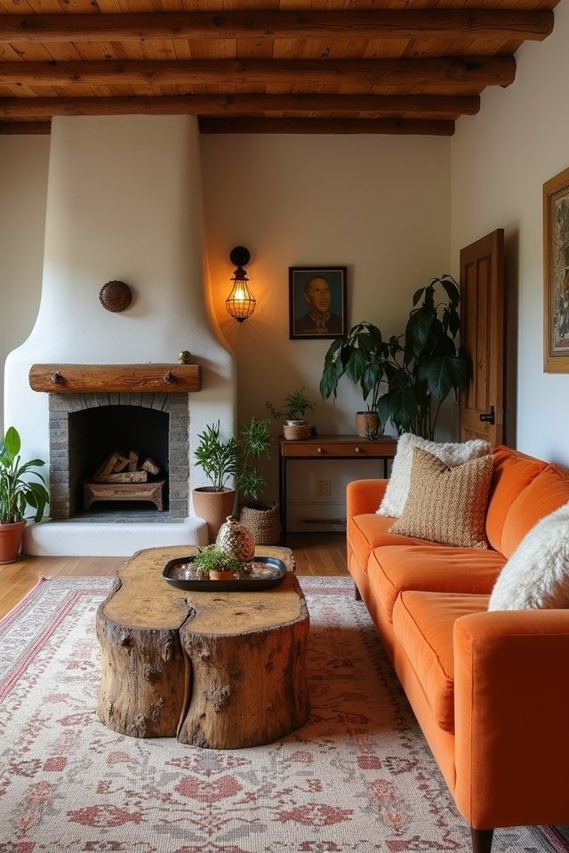 cozy rustic living retreat