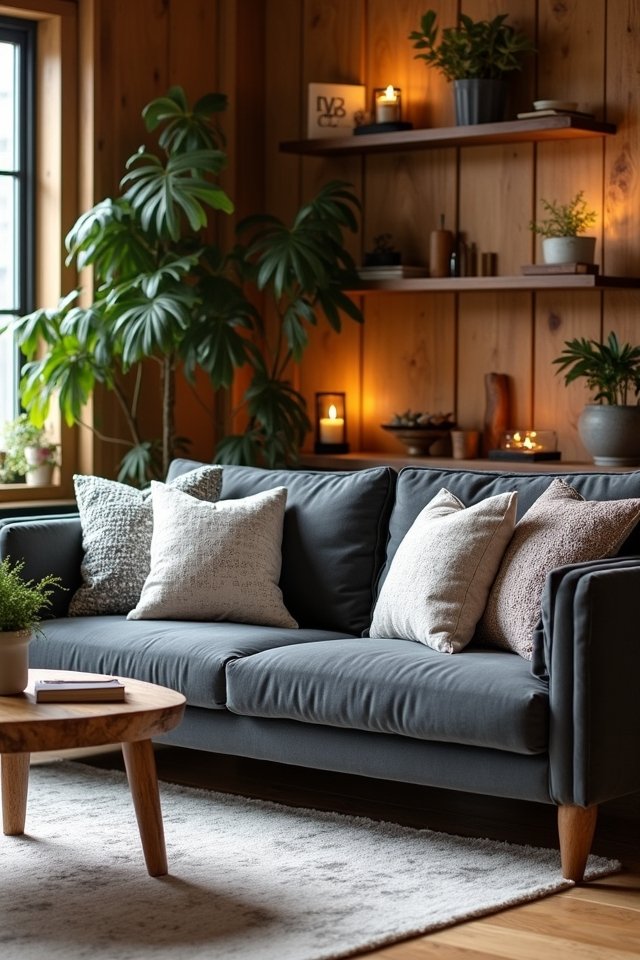 cozy rustic living room