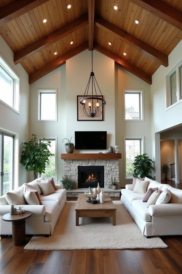 cozy rustic modern charm