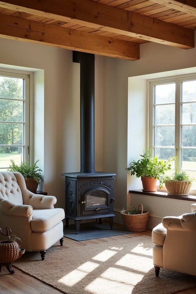 cozy rustic warmth invitation