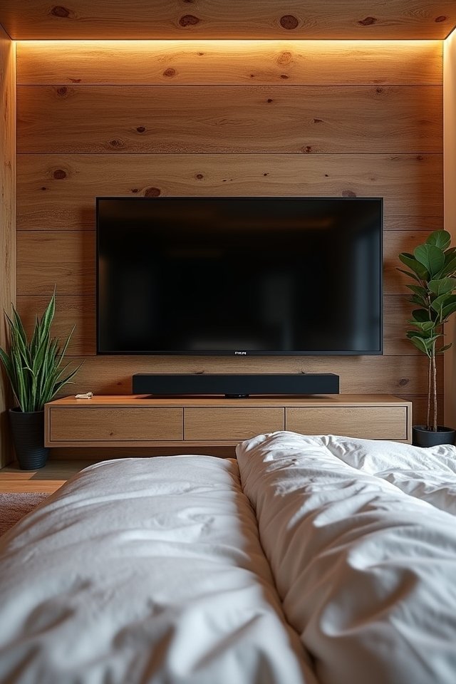 cozy rustic wood walls