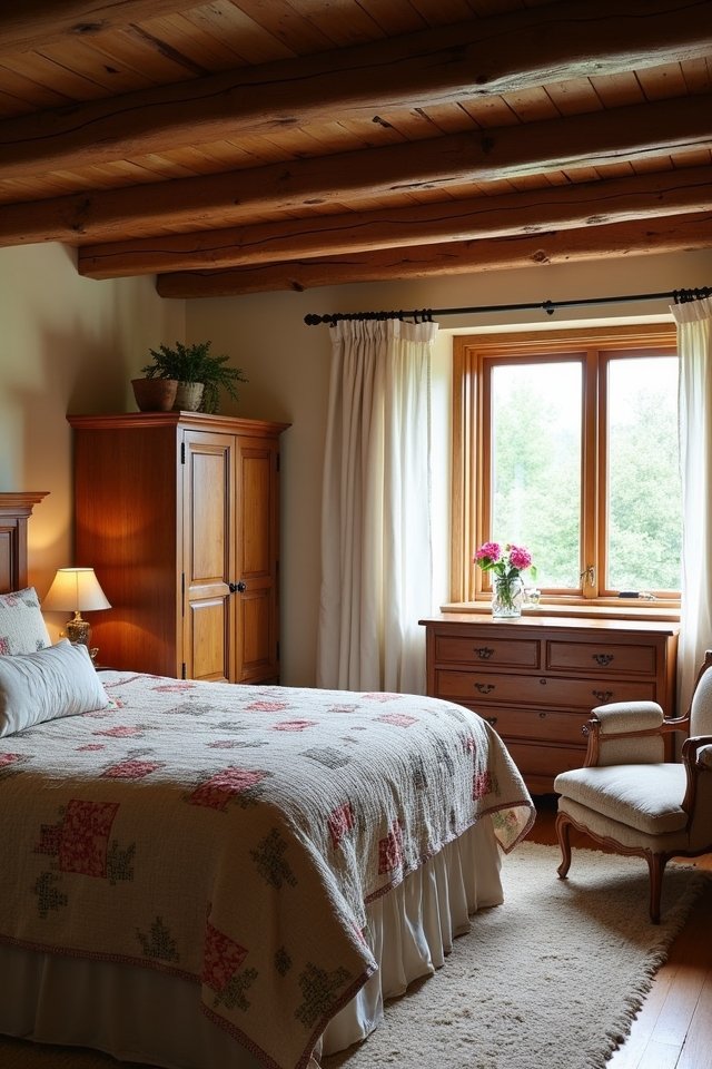 cozy rustic wooden furniture