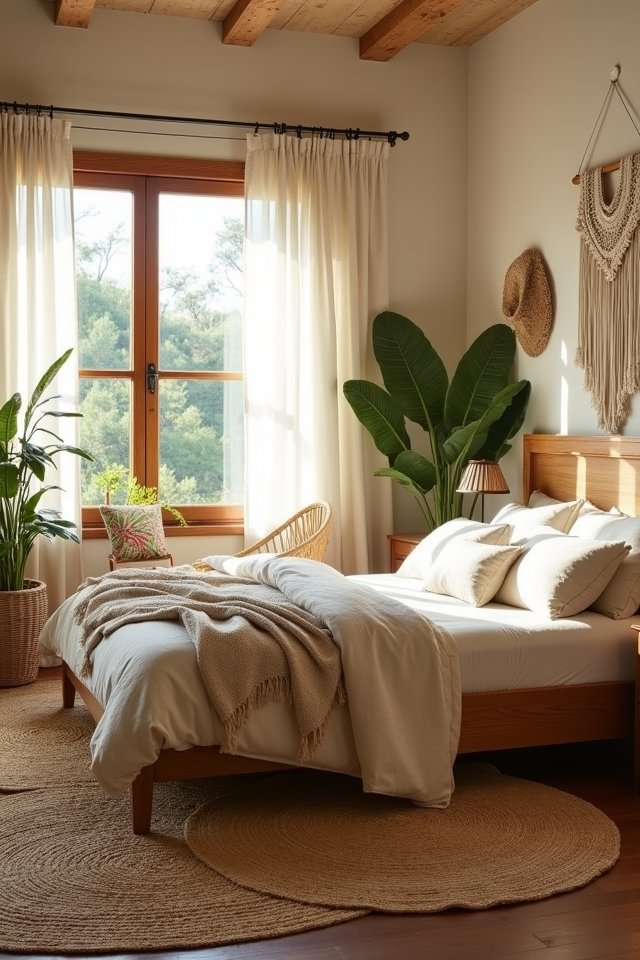 cozy sanctuary with natural textures