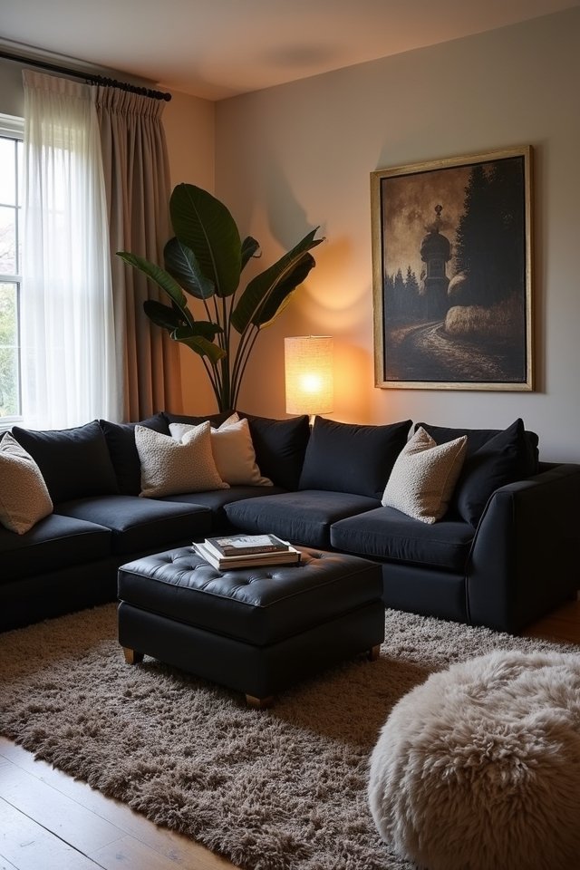 cozy sanctuary with rugs