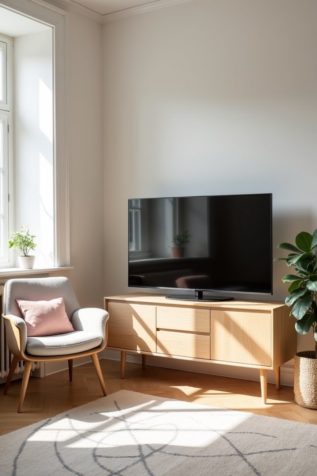 cozy scandinavian inspired living room