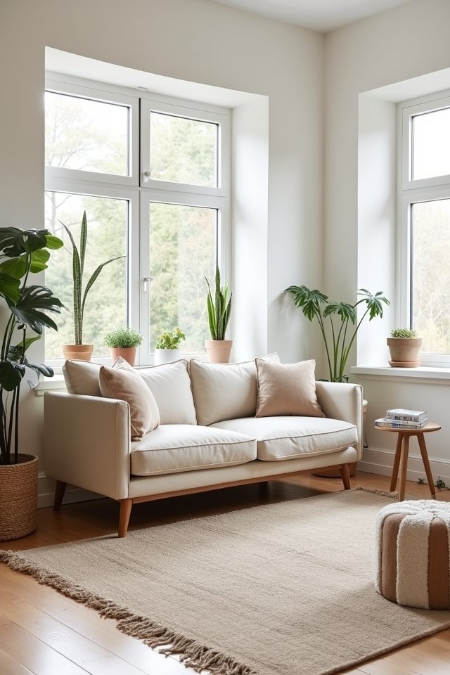 cozy scandinavian living room