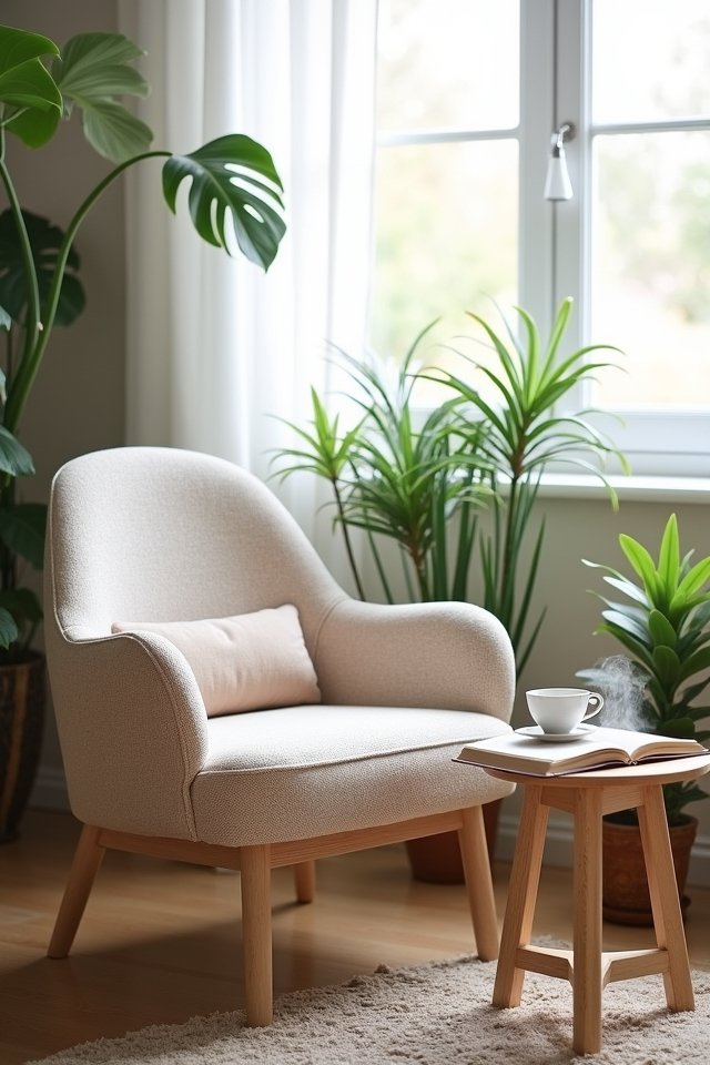 cozy scandinavian lounge experience