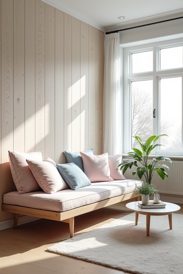 cozy scandinavian pastel elegance