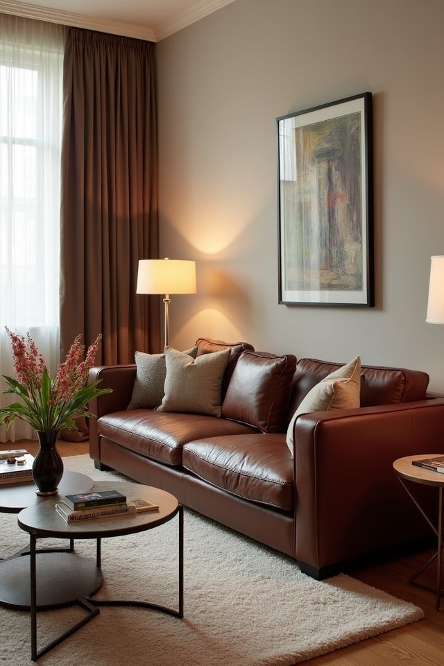 cozy side table arrangement