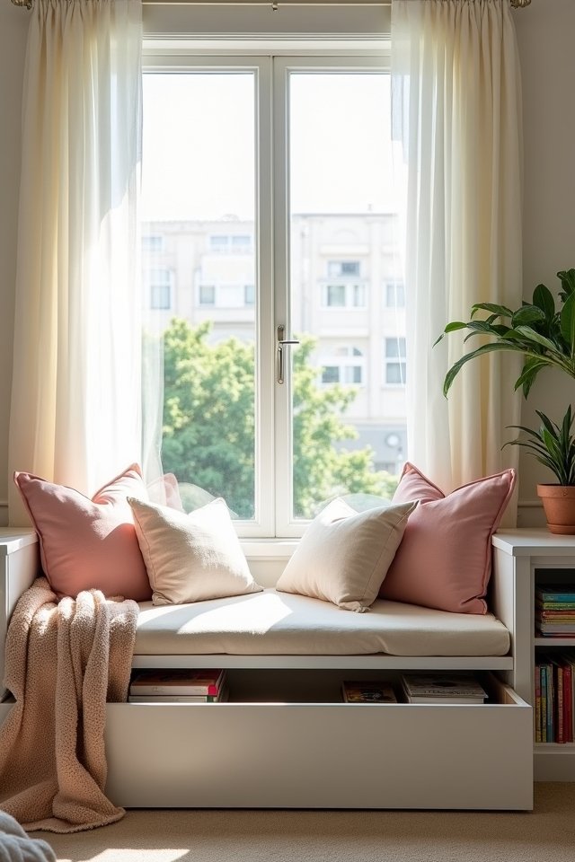 cozy slide out drawer seat