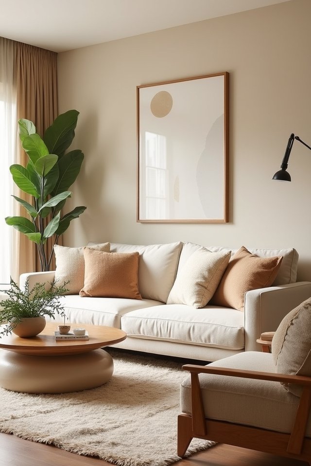 cozy soft beige living space