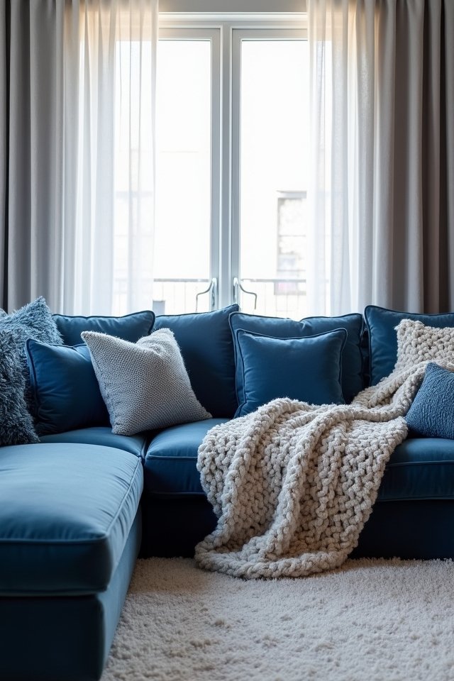 cozy soft fabric textures