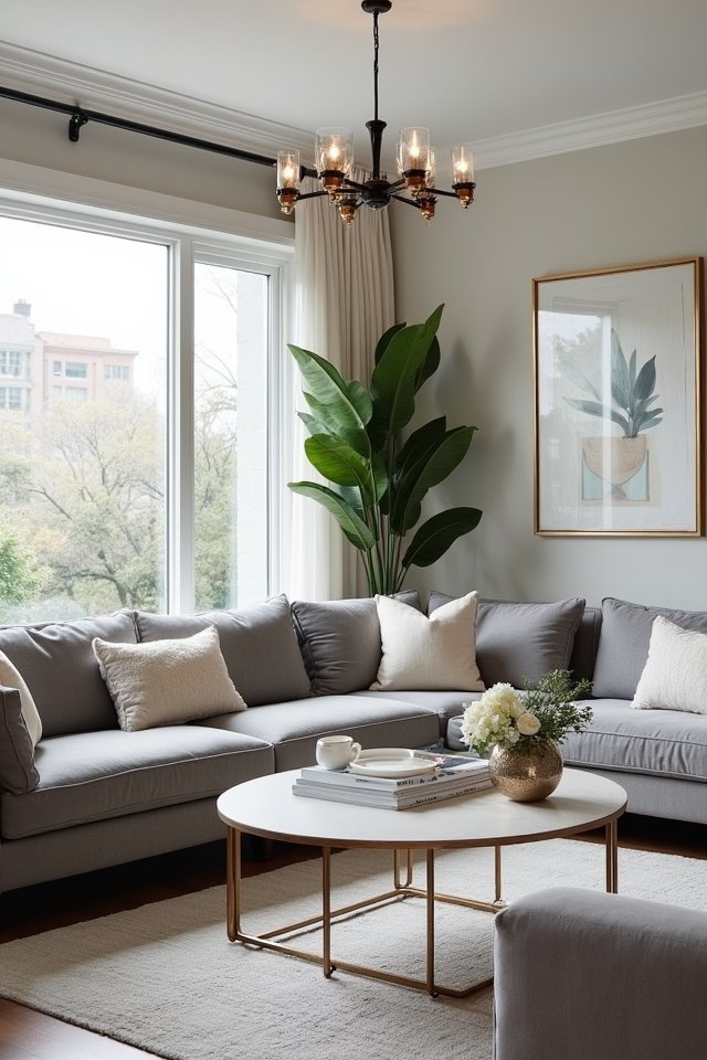 cozy soft grey ambiance