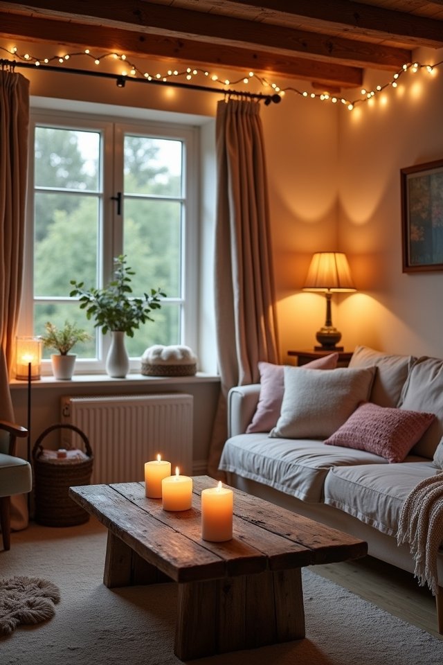 cozy soft lighting ambiance