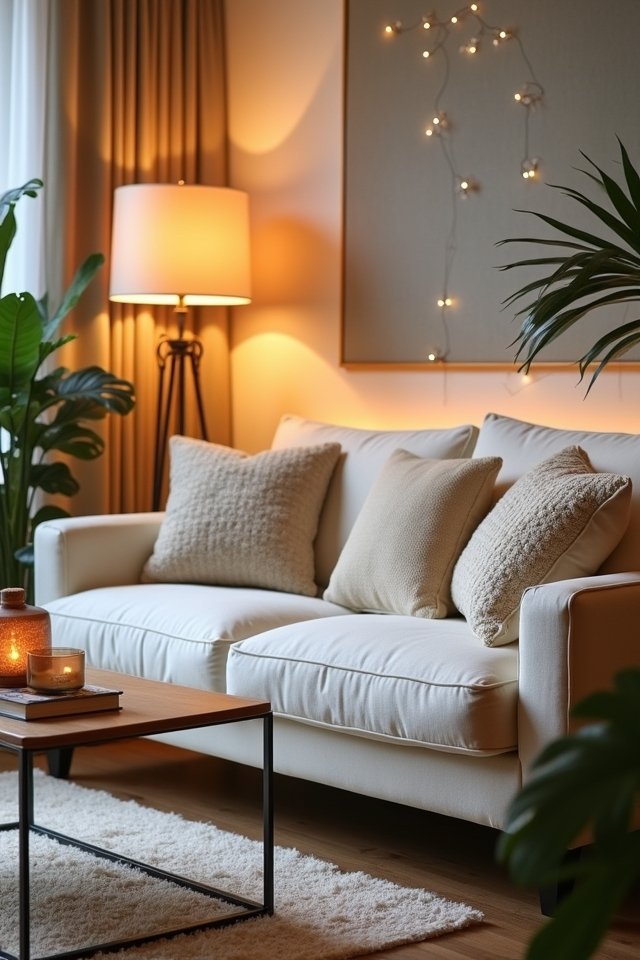 cozy soft lighting ambiance