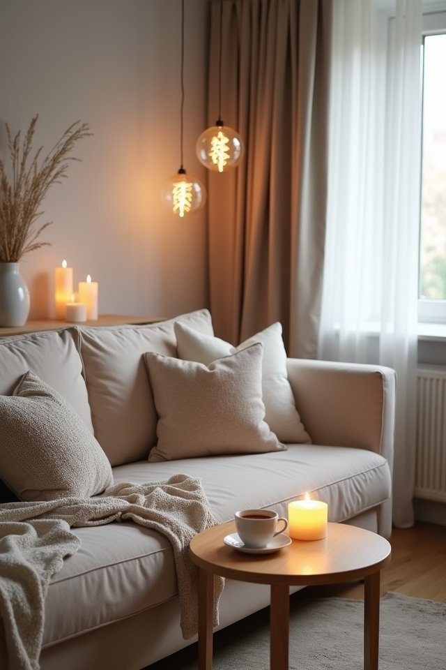 cozy soft lighting ambiance