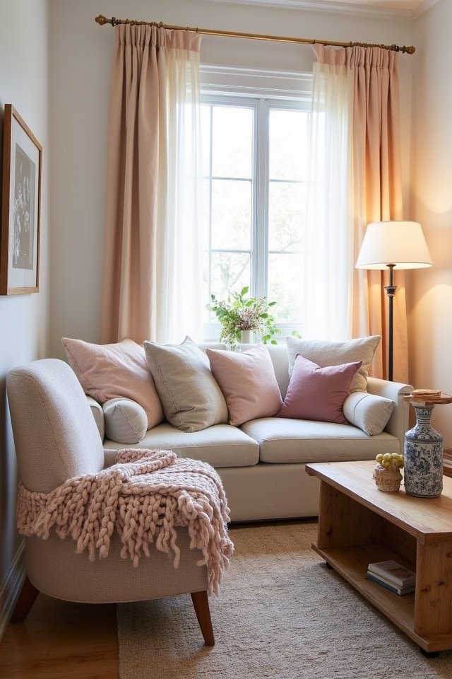 cozy soft textile comfort
