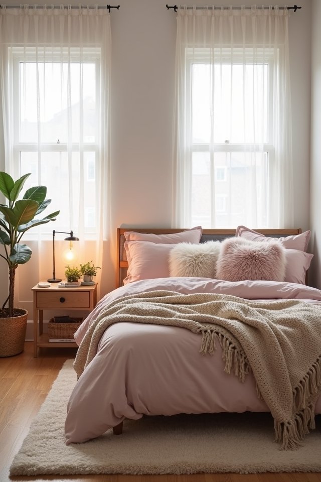 cozy soft textured bedding