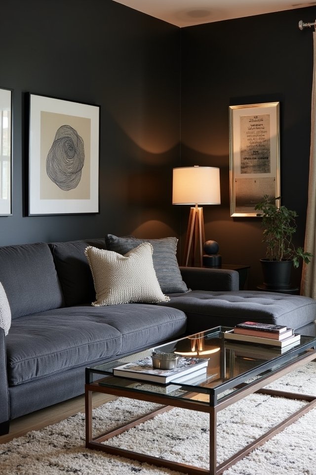 cozy sophisticated charcoal sanctuary