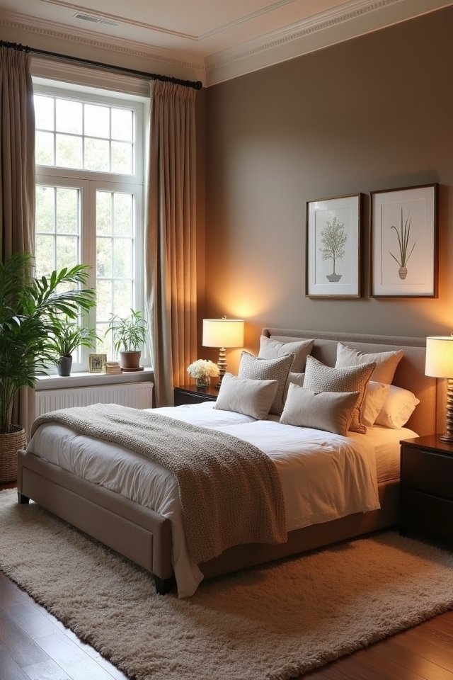 cozy sophisticated earthy retreat