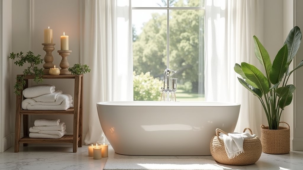 cozy spa inspired bathroom ideas