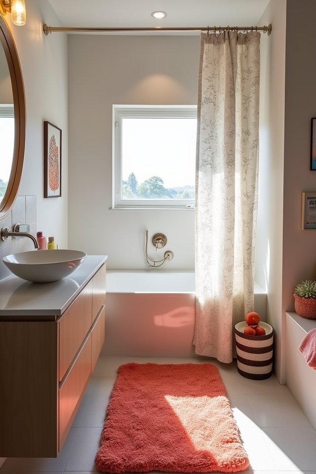 cozy stylish bath mat