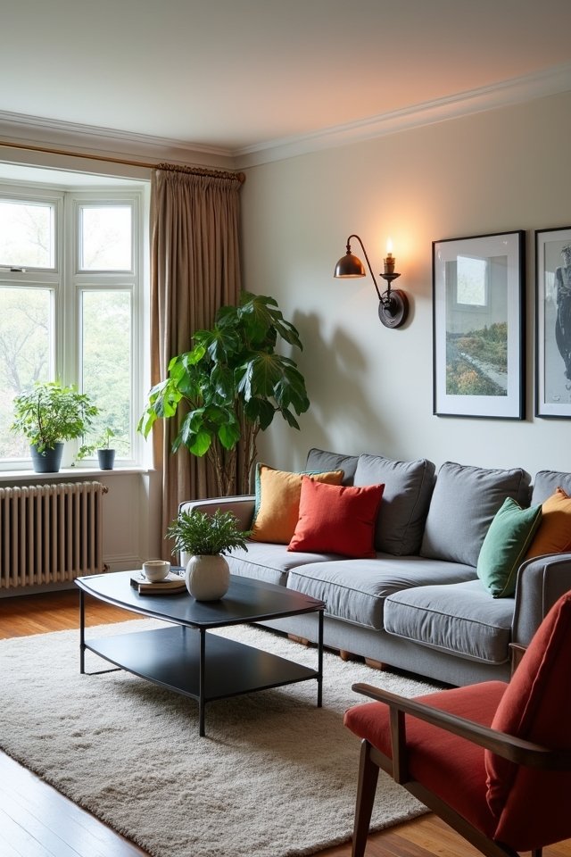 cozy stylish functional layout