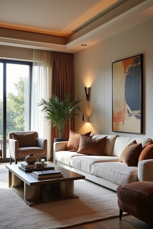 cozy stylish overstuffed sofas