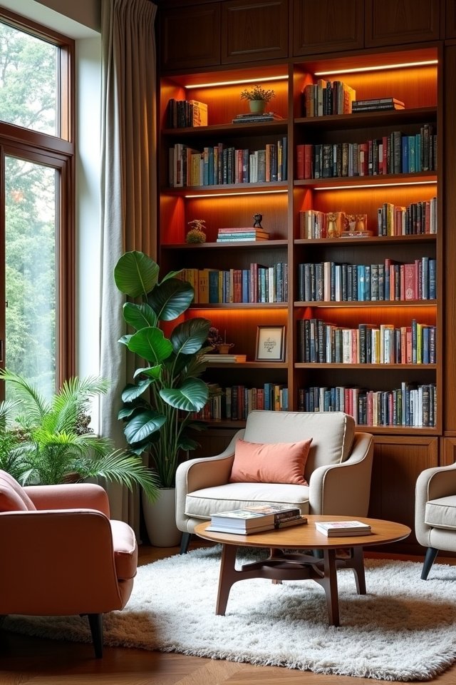 cozy stylish personalized shelving