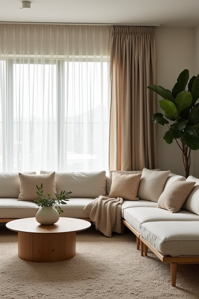 cozy stylish textured carpeting